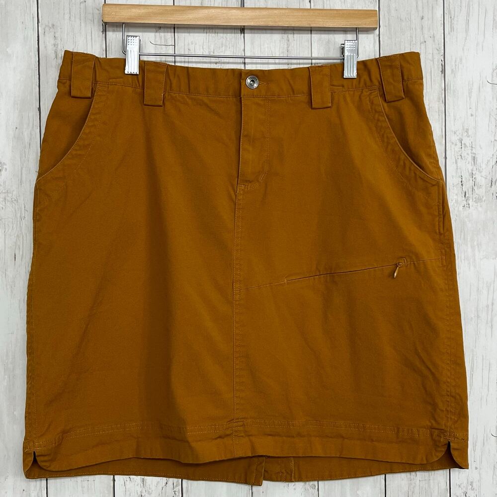 Duluth Trading Co Rootstock Gardening Skort 16 Plus Size Gorpcore Utility Skirt